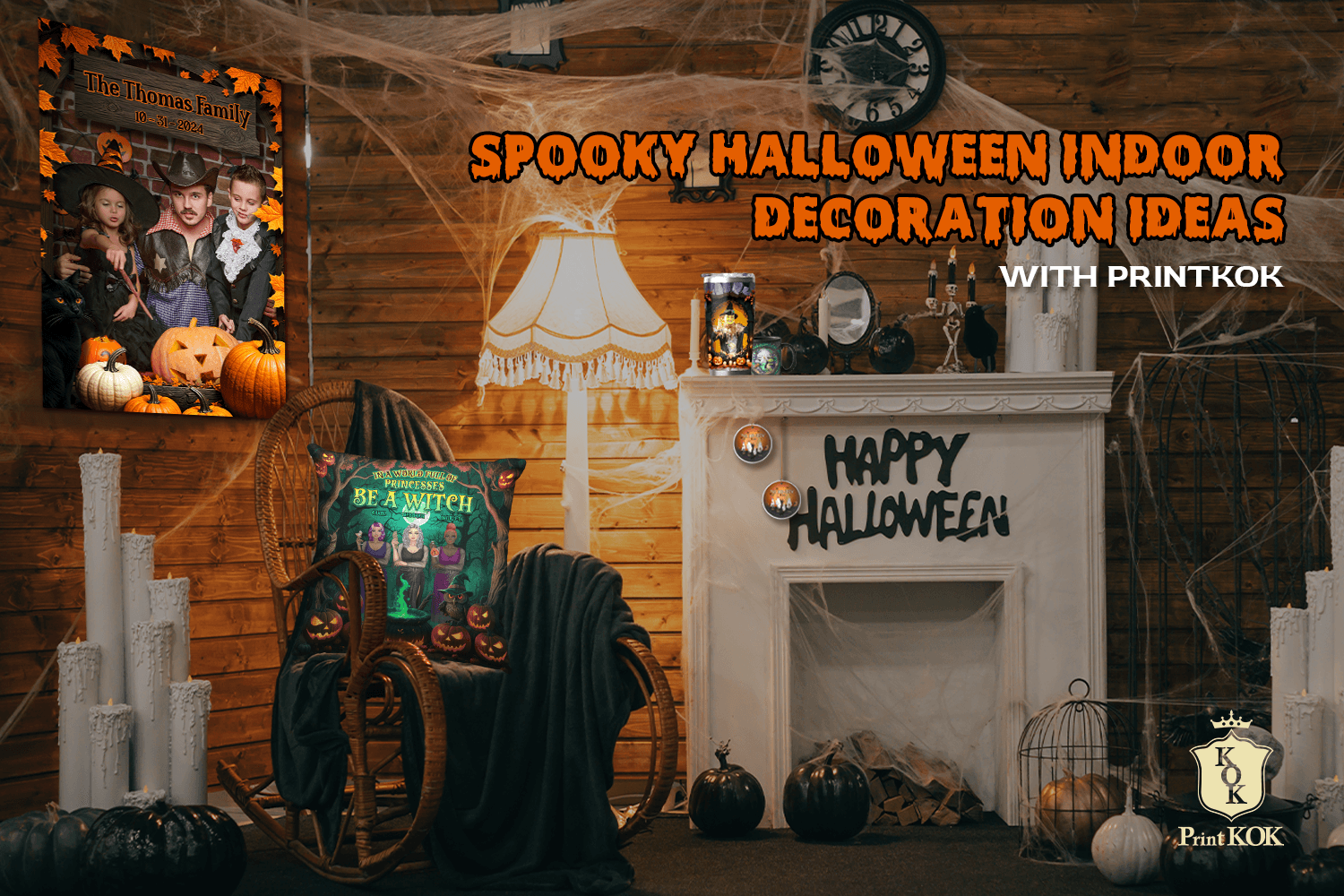 Home decor for Halloween at PrintKOK