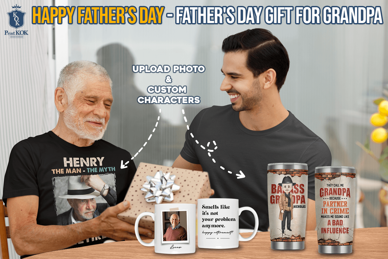 Happy Father's Day - Father's Day gifts for Grandpa