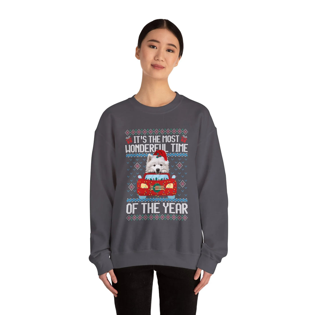 Samoyed Dog It's The Most Wonderful Time Of The Year Unisex  Sweater