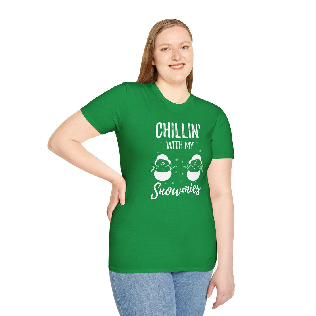 Chilling With My Snowmies - Unisex T-Shirt