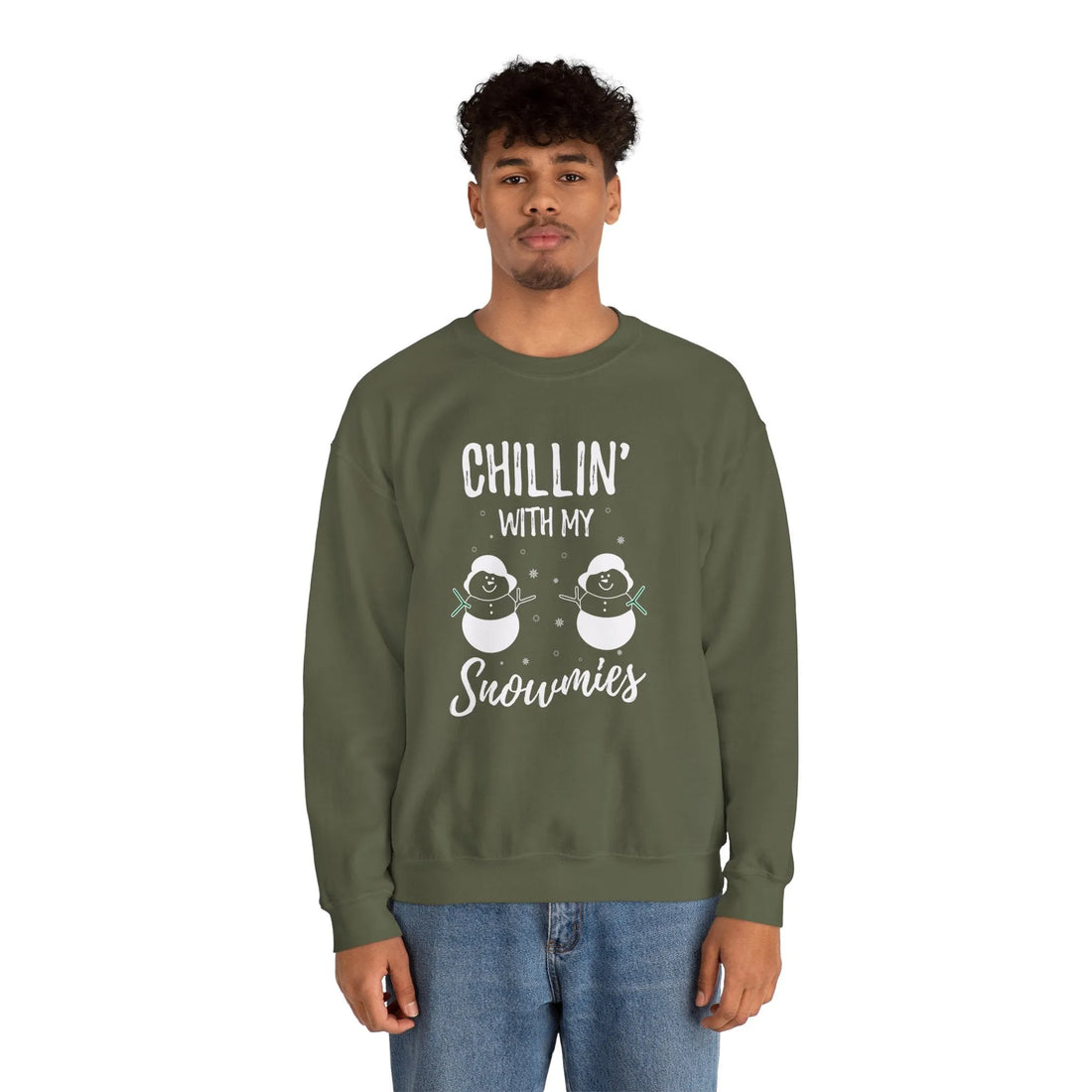 Chilling With My Snowmies? - Unisex Sweater