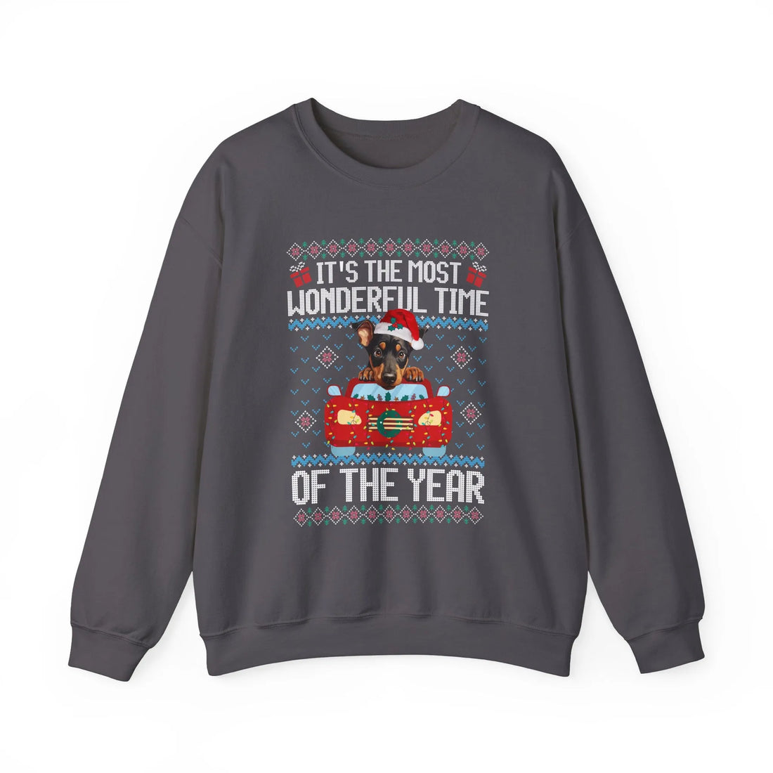 Doberman Dog It's The Most Wonderful Time Of The Year Unisex  Sweater