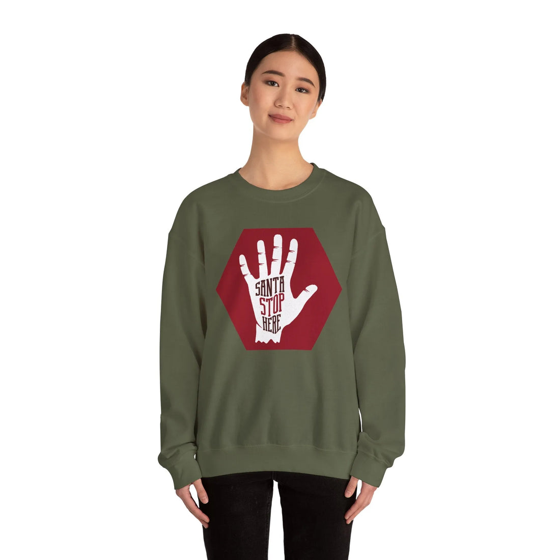 Santa Stop Here - Unisex Sweater