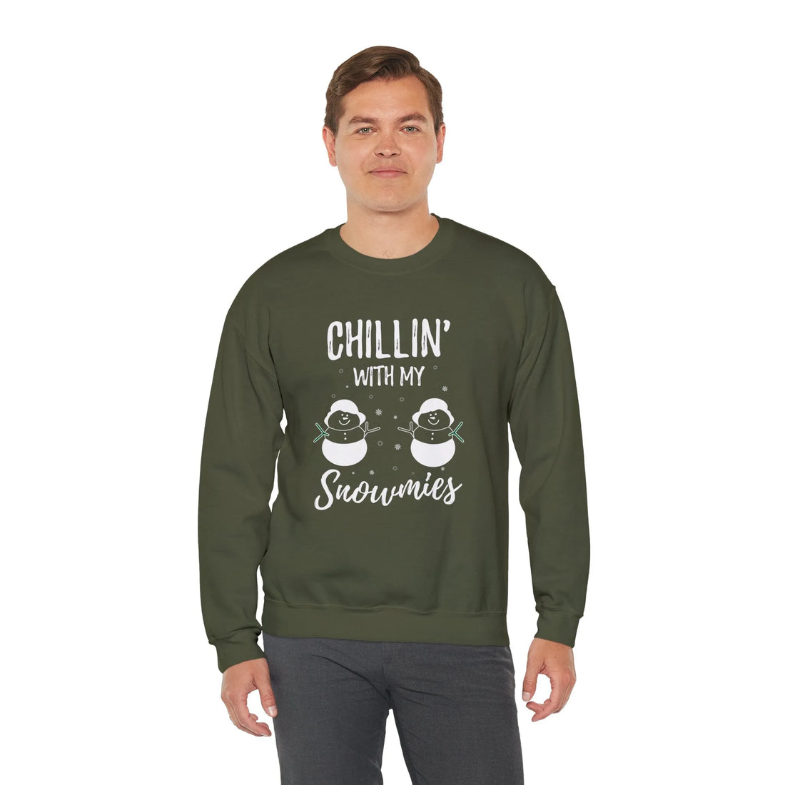 Chilling With My Snowmies? - Unisex Sweater