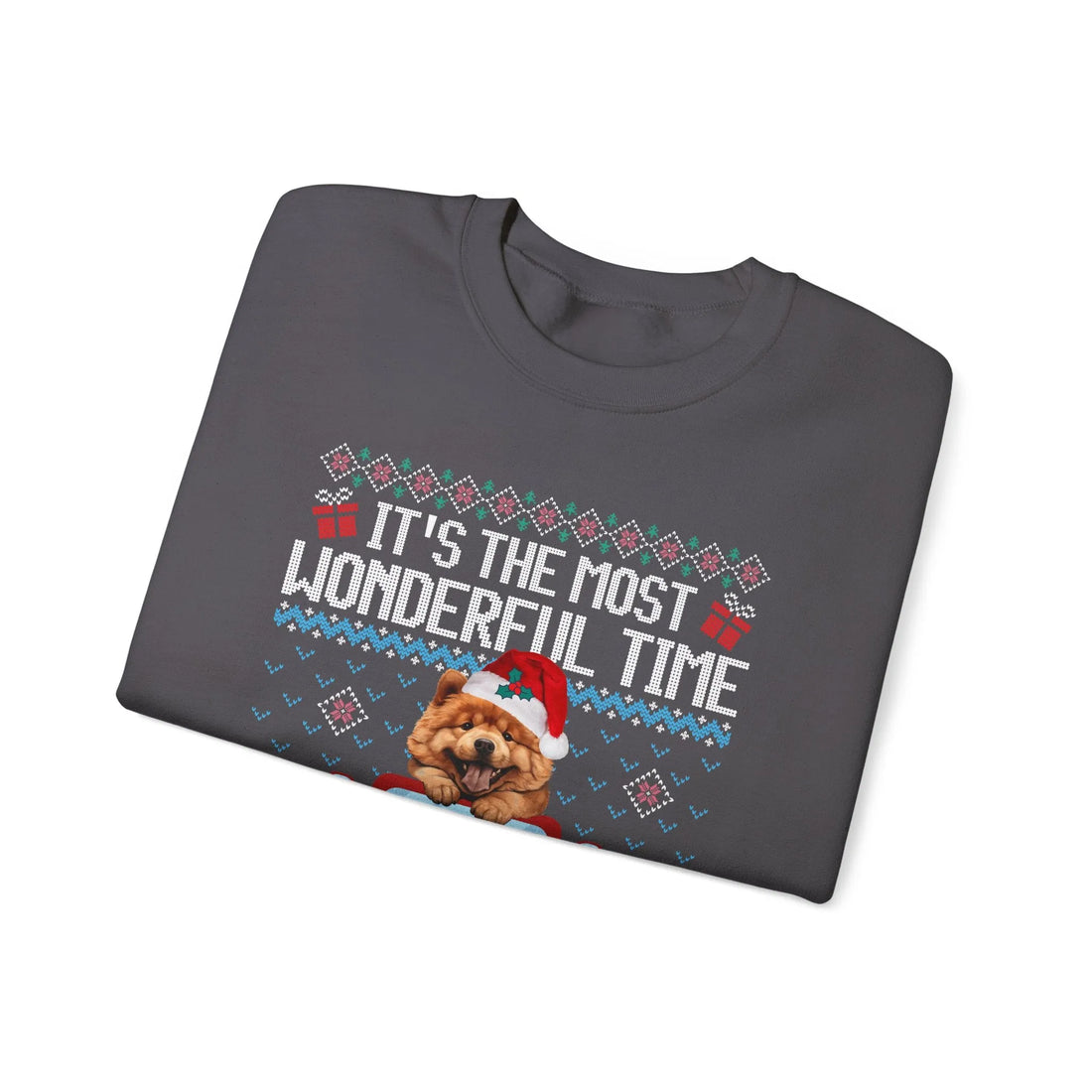 Chow Chow Dog It's The Most Wonderful Time Of The Year Unisex  Sweater