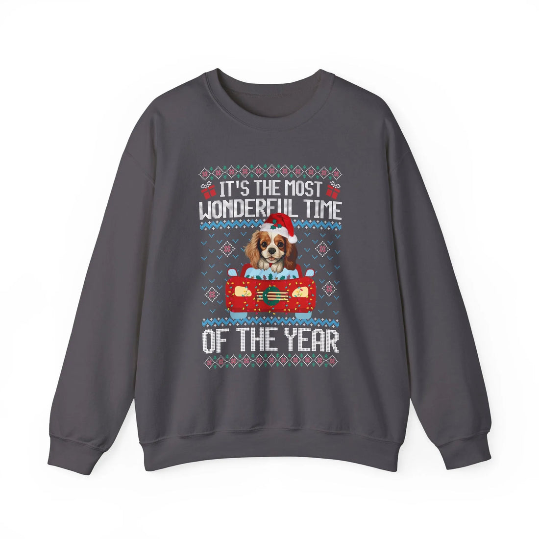 Cavalier King Charles Spaniel Dog It's The Most Wonderful Time Of The Year Unisex  Sweater