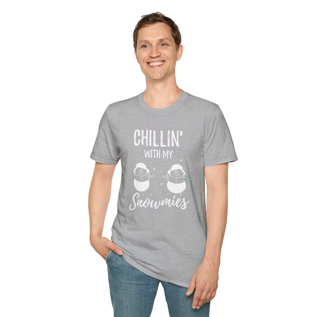 Chilling With My Snowmies - Unisex T-Shirt