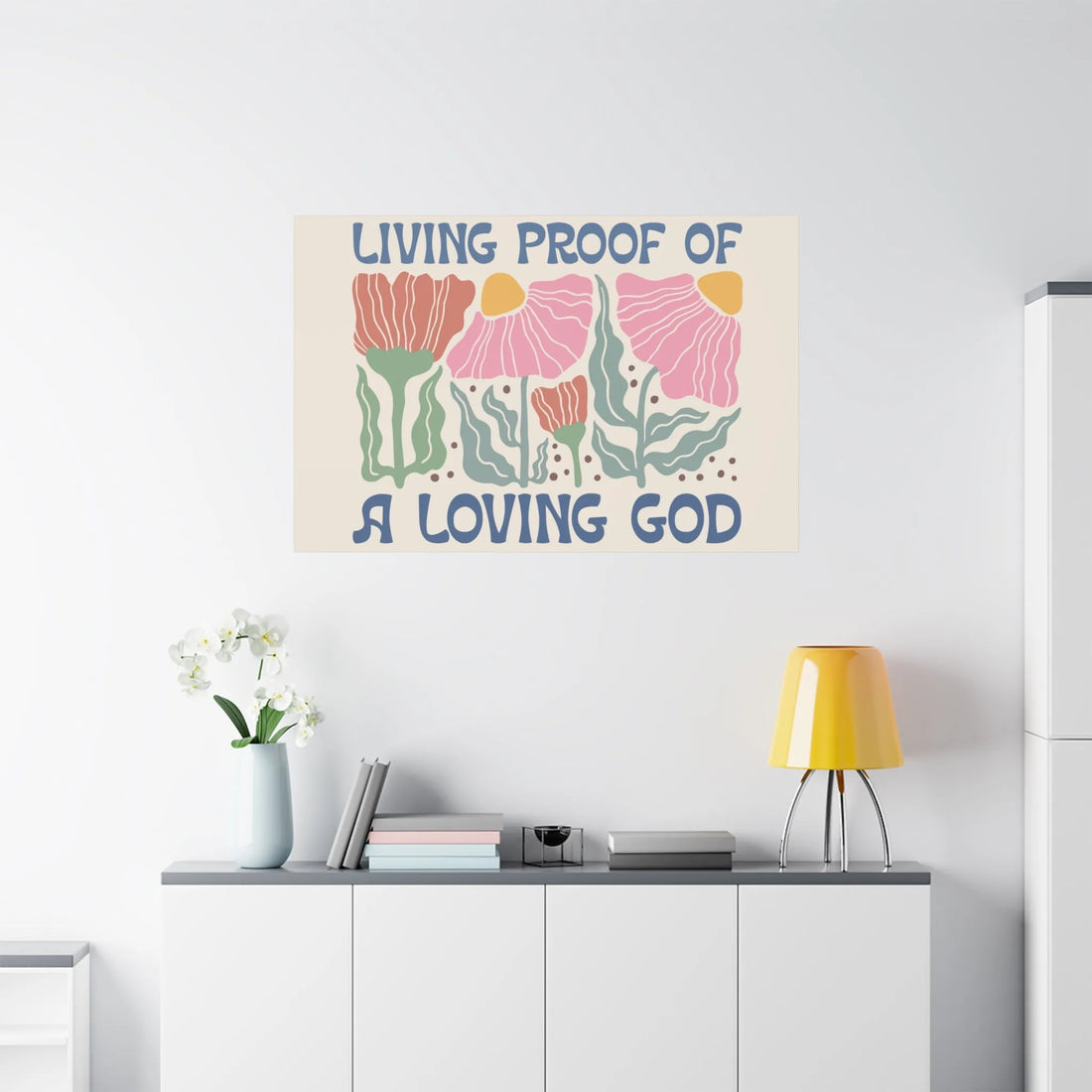 Living Proof Of A Loving God Canvas, Stretched, 1.25"