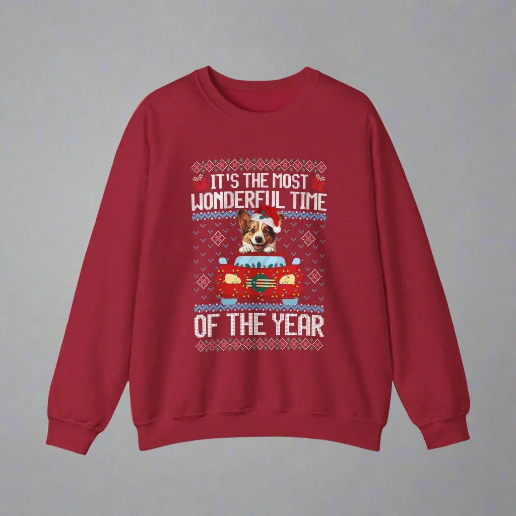 Corgi Dog It's The Most Wonderful Time Of The Year Unisex  Sweater