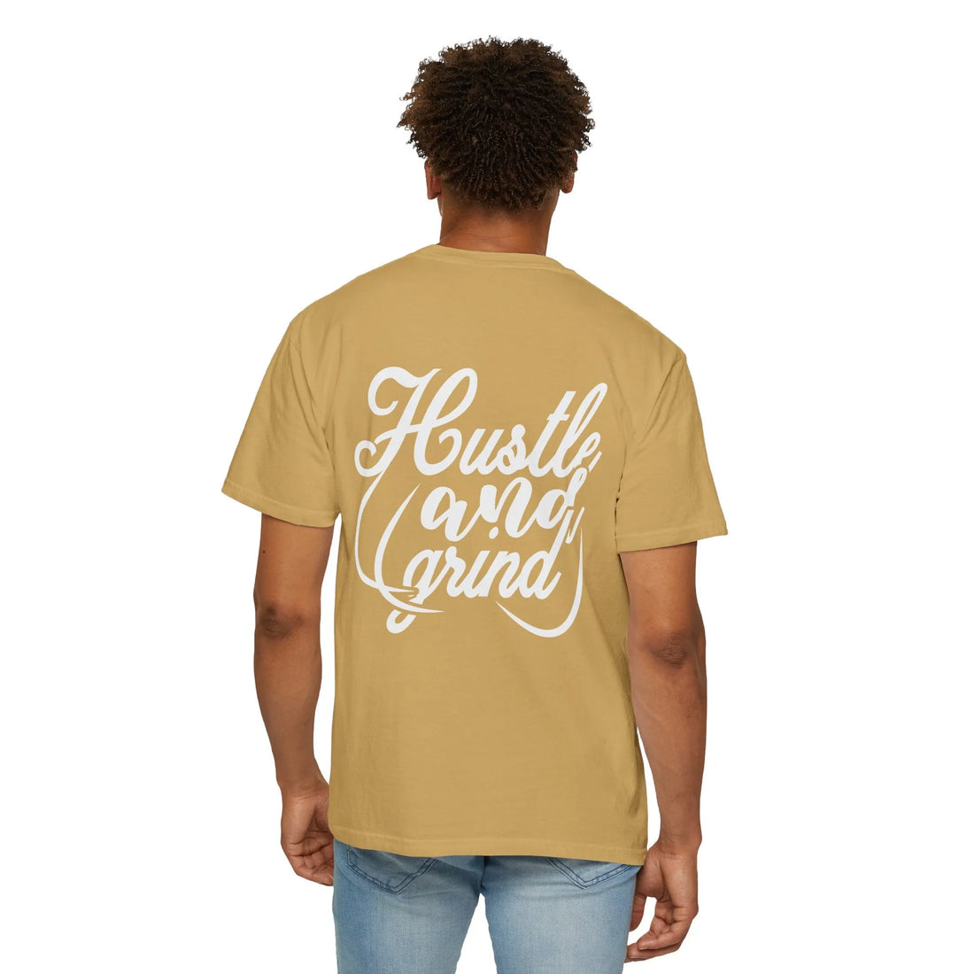 Hustle And Grind, Unisex Garment-Dyed T-shirt