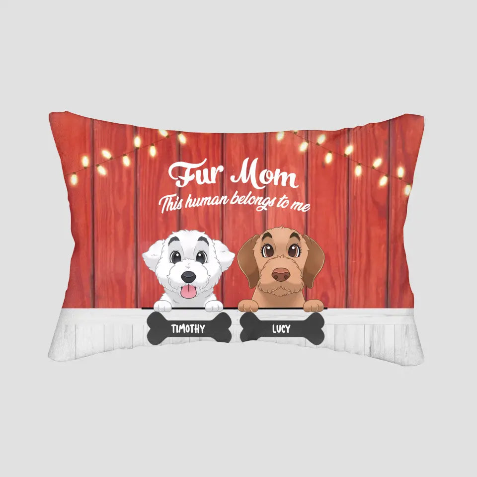 Fur Mom - Personalized Pillow