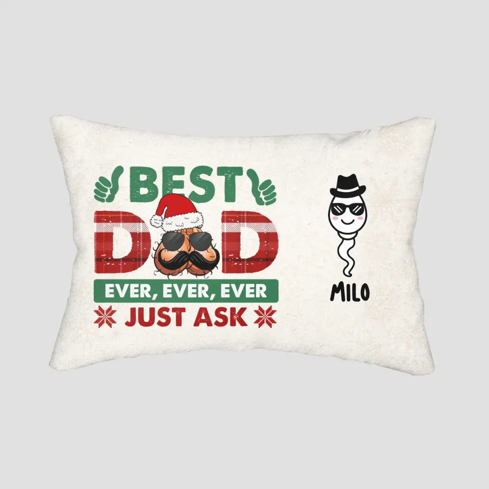 Best Dad Ever - Custom Name - Personalized Gifts For Dad - Blanket