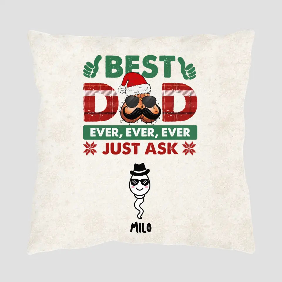 Best Dad Ever - Custom Name - Personalized Gifts For Dad - Blanket