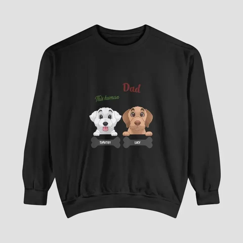 Fur Mom - Custom Quote - Personalized Gifts For Dog Lovers - Family Sweater