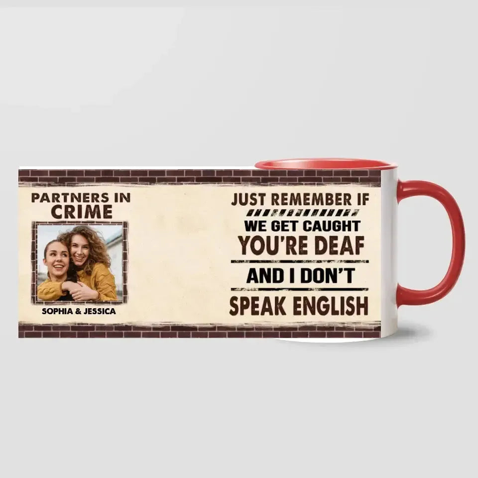 Partners in Crime - Personalized Two-Tone Mug