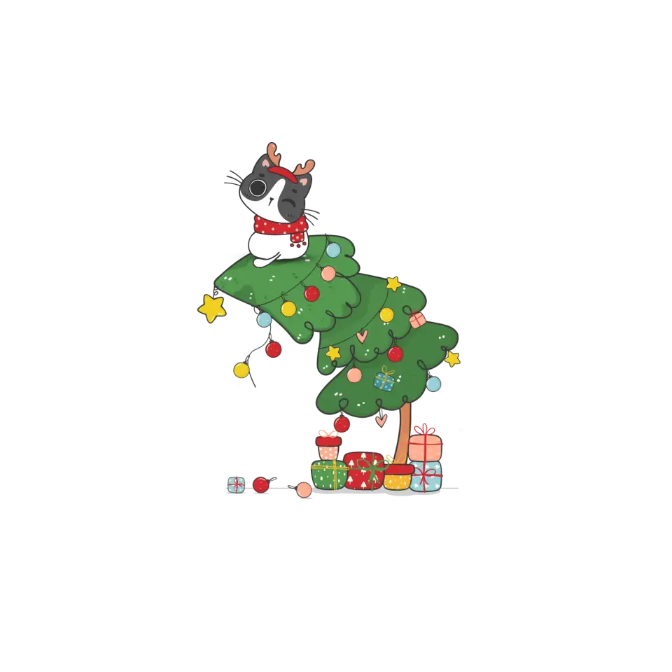 Merry What? - Custom Name - Personalized Gifts for Cat Lovers - Sweater