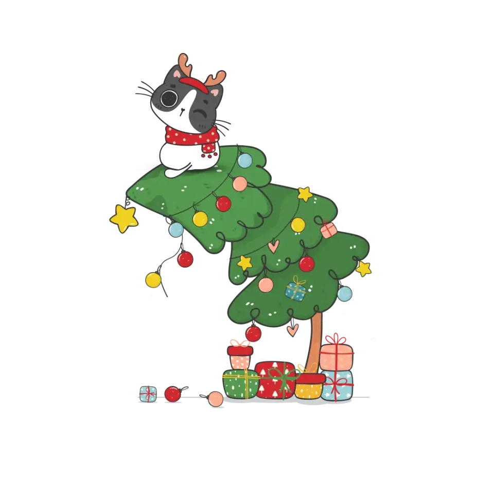 Merry What? - Custom Name - Personalized Gifts For Cat Lovers - Hoodie