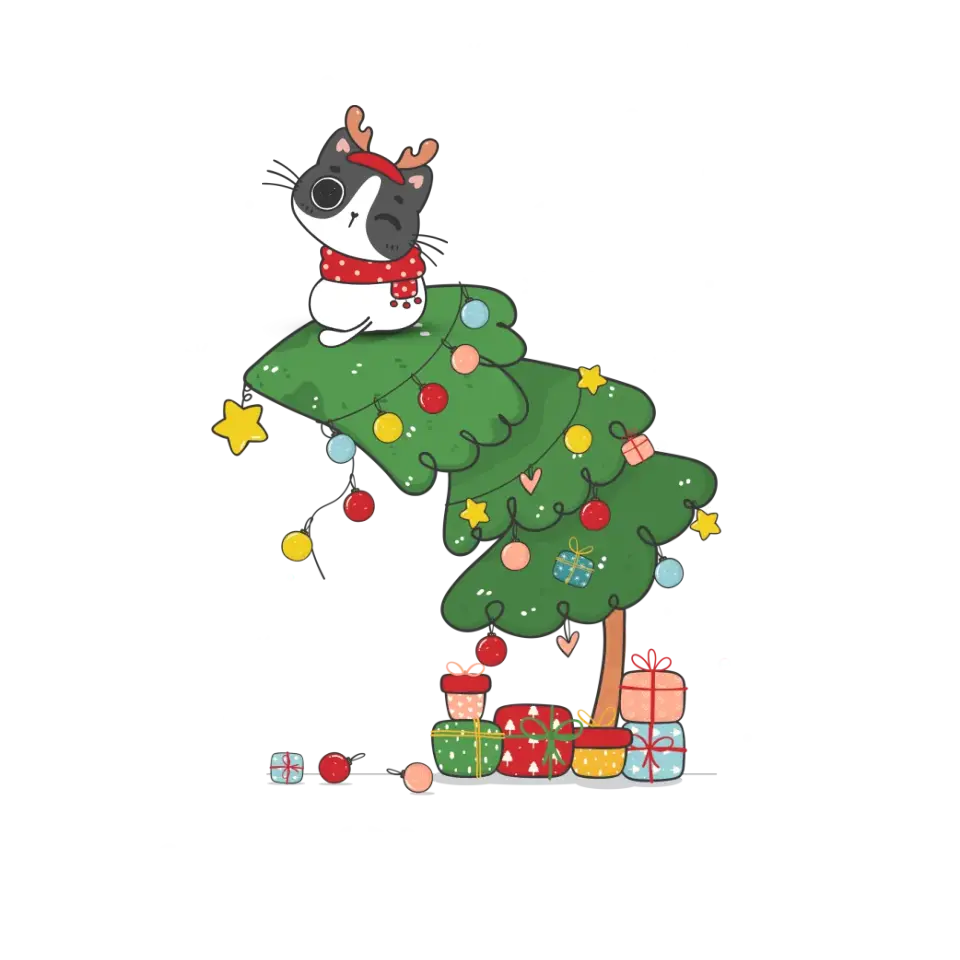 Merry What? - Custom Name - Personalized Gifts For Cat Lovers - Hoodie