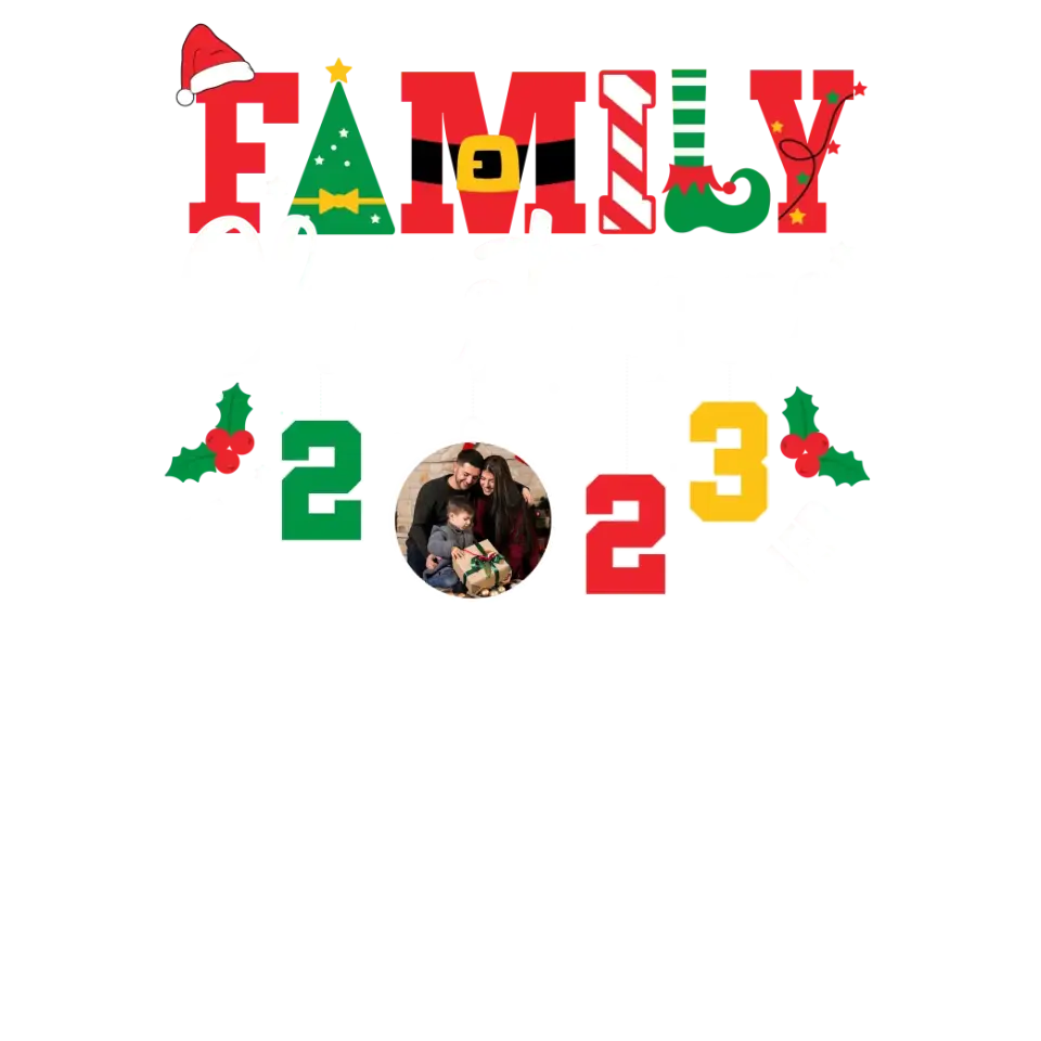 Family Christmas 2023 - Custom Photo - 
 Personalized Gifts For Family - Hoodie