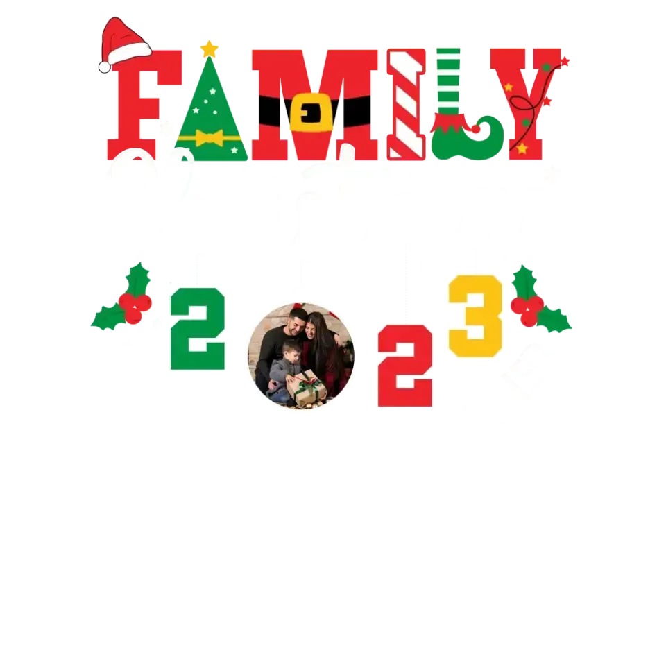 Family Christmas 2023 - Custom Photo - Personalized Gifts For Family - Family Sweater