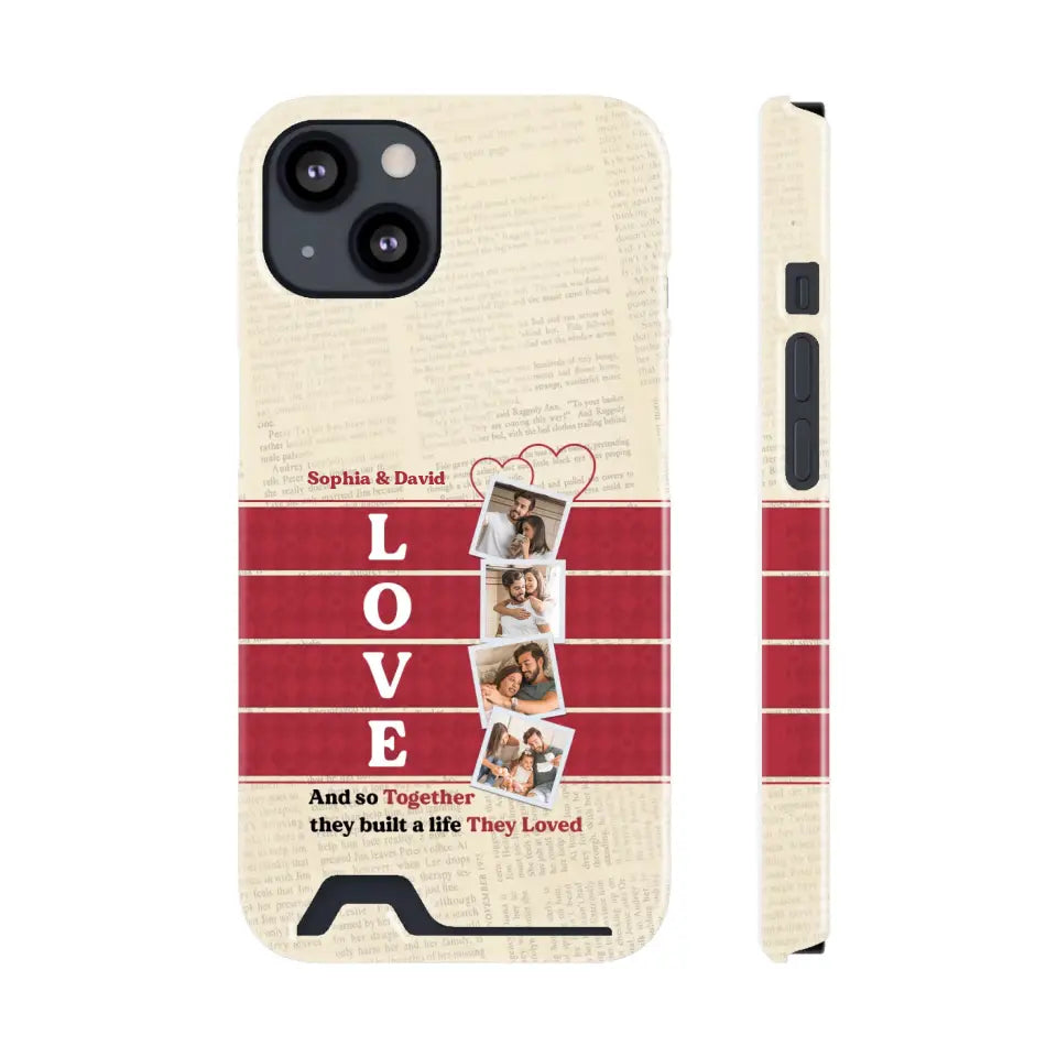 Together They Build The Life They Love - Personalized iPhone Tough Phone Case