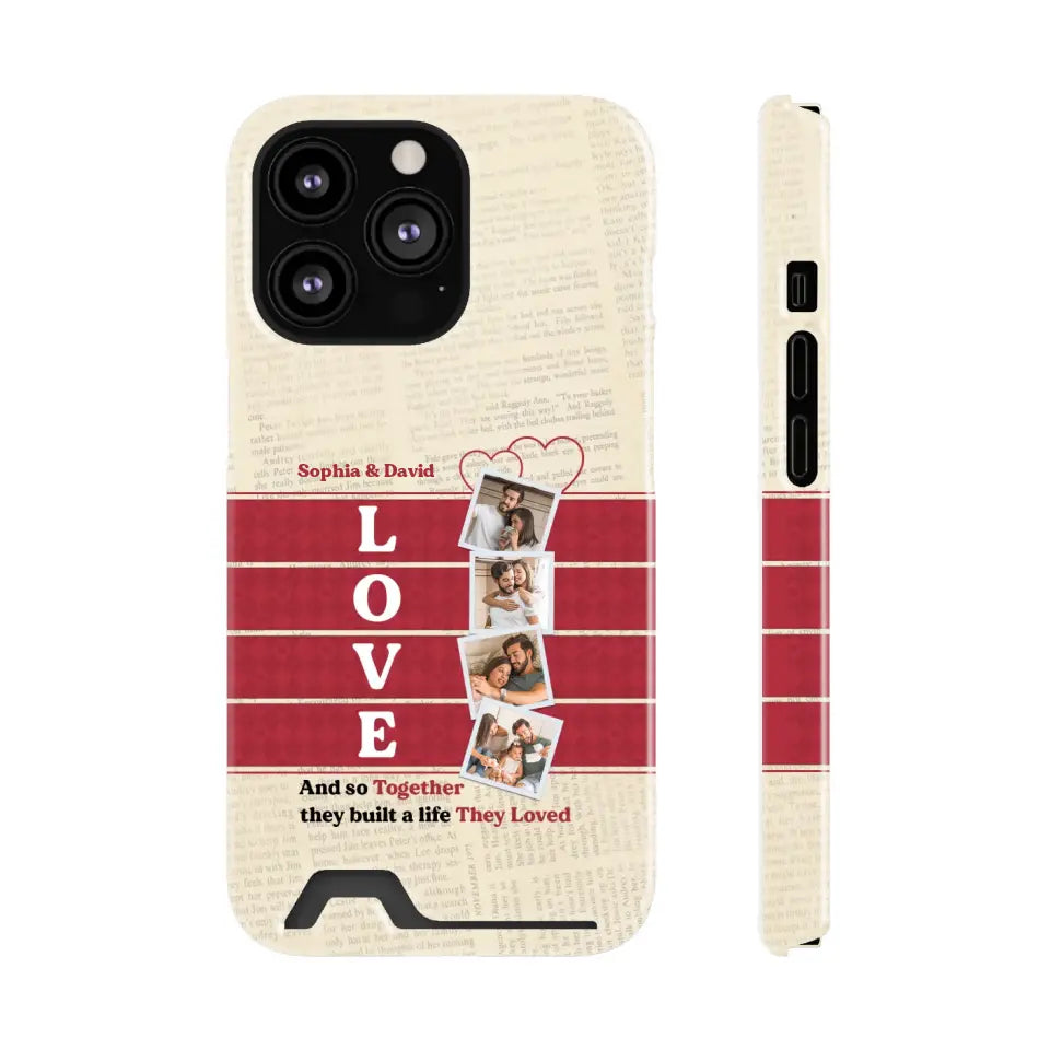 Together They Build The Life They Love - Personalized iPhone Tough Phone Case