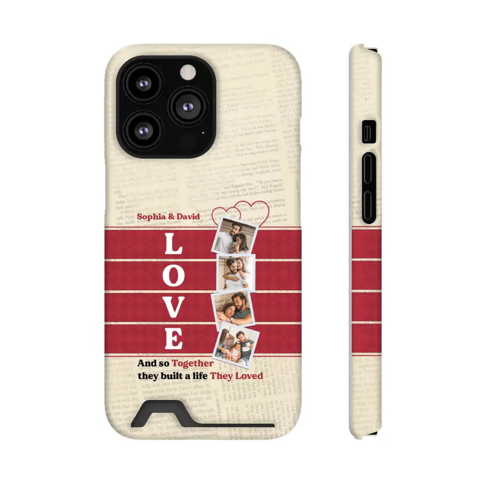 Together They Build The Life They Love - Personalized iPhone Tough Phone Case