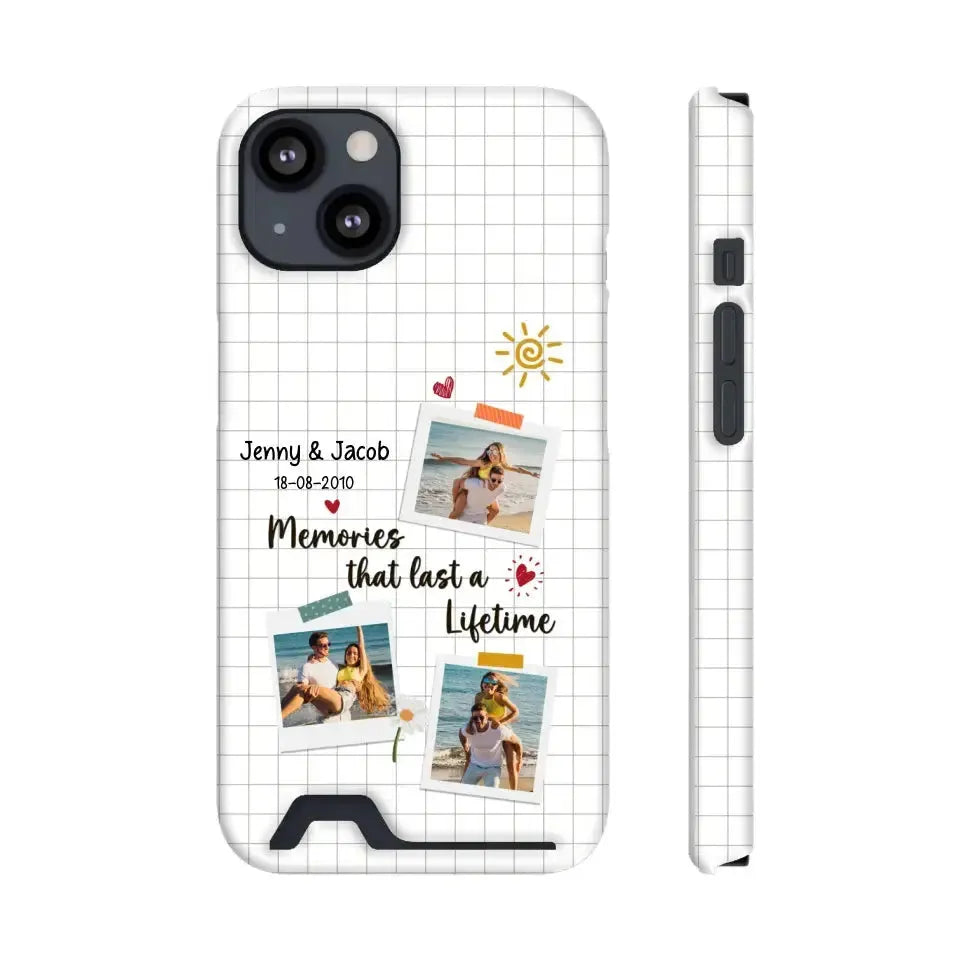 Memories That Last A Lifetime - Personalized Gifts for Couples - iPhone Clear Phone Case