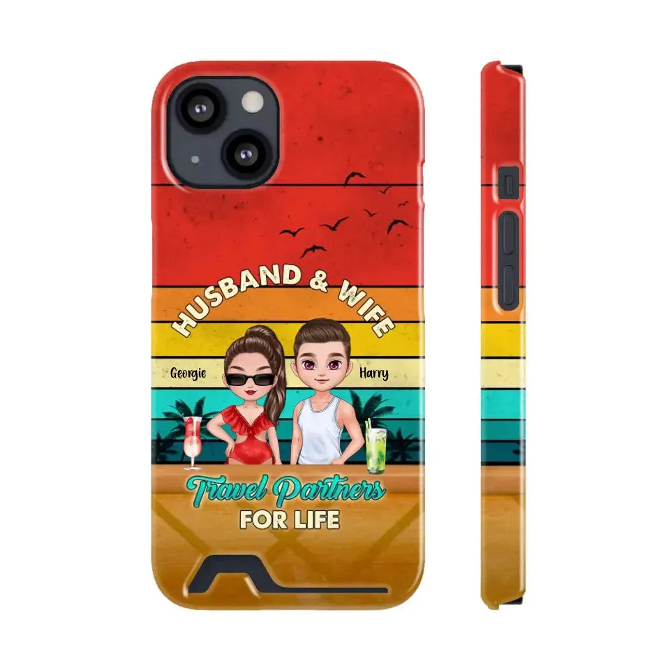 Travel Partners For Life - Personalized iPhone Tough Phone Case