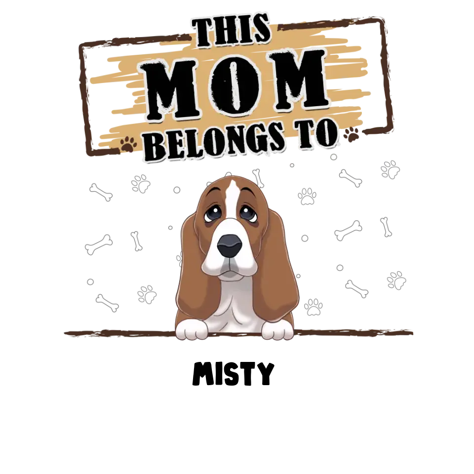 You Belong To Me - Custom Quote - Personalized Gifts for Dog Lovers - Unisex Sweater