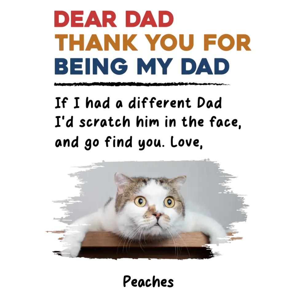 Thank You - Custom Photo - Personalized Gifts For Cat Lovers - Unisex T-shirt