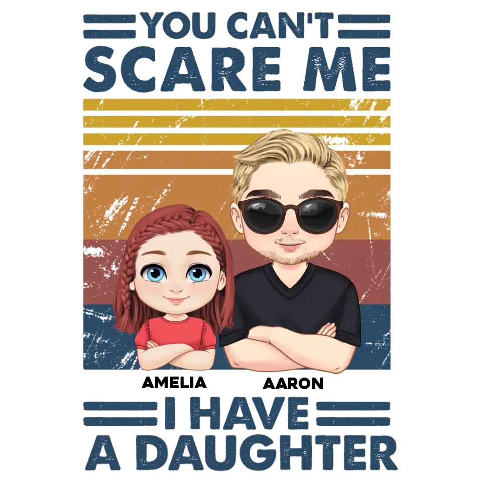 You Can't Scare Me - Personalized Family Sweater