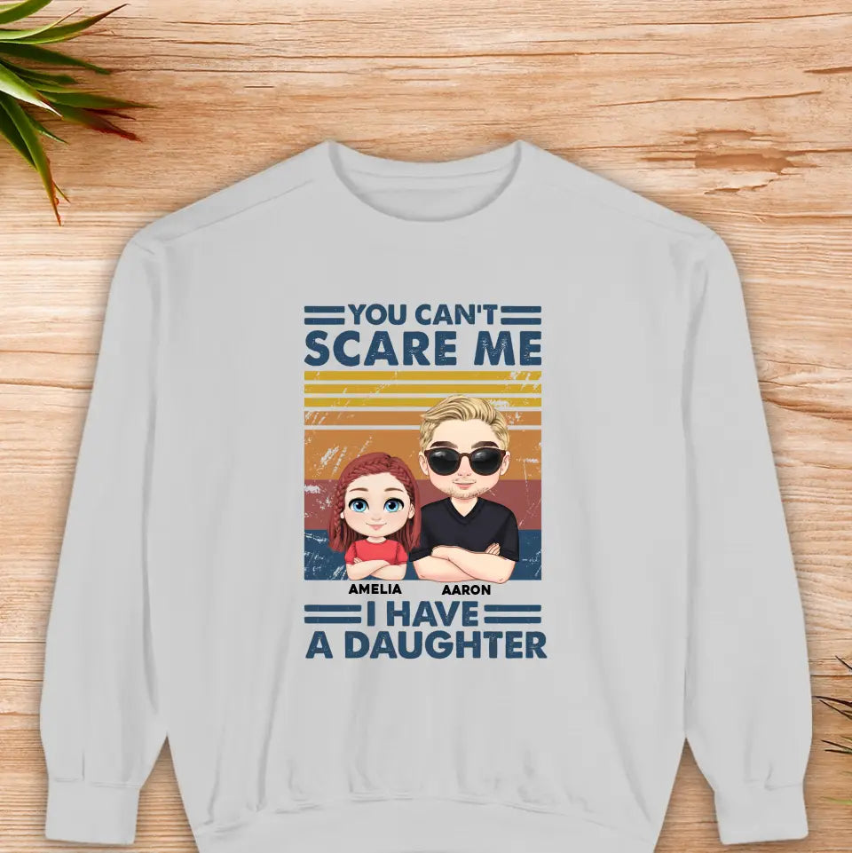 You Can't Scare Me - Personalized Family Sweater