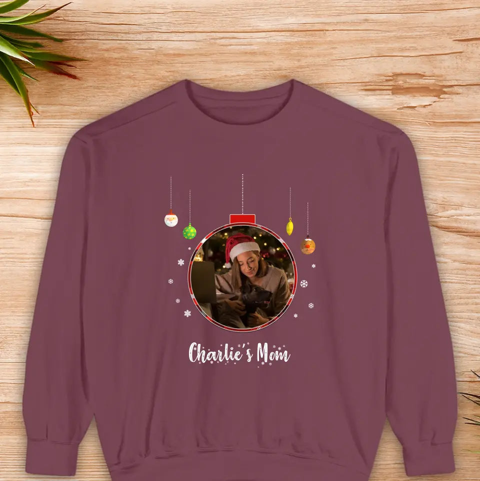 Christmas Ornament - Custom Photo - Personalized Gifts For Dog Lovers - Family Sweater