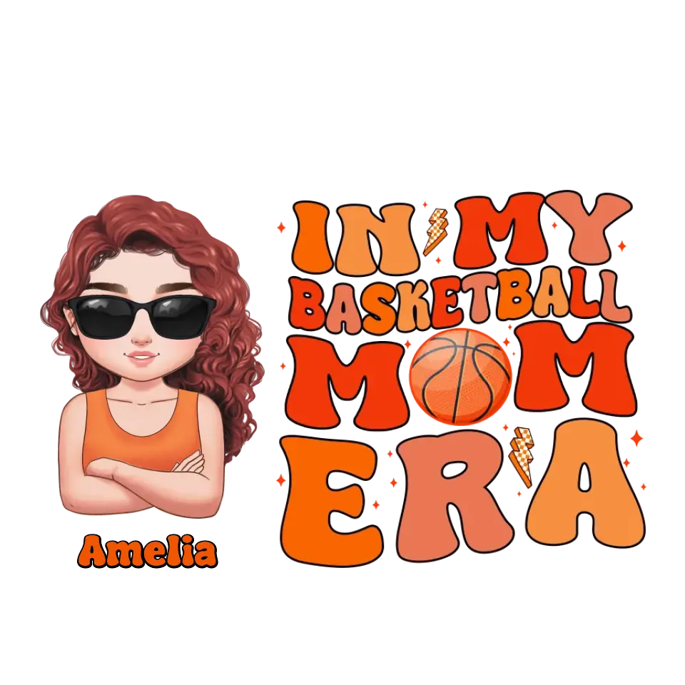 Mom Era - Custom Name - Personalized Gifts For Mom - T-Shirt