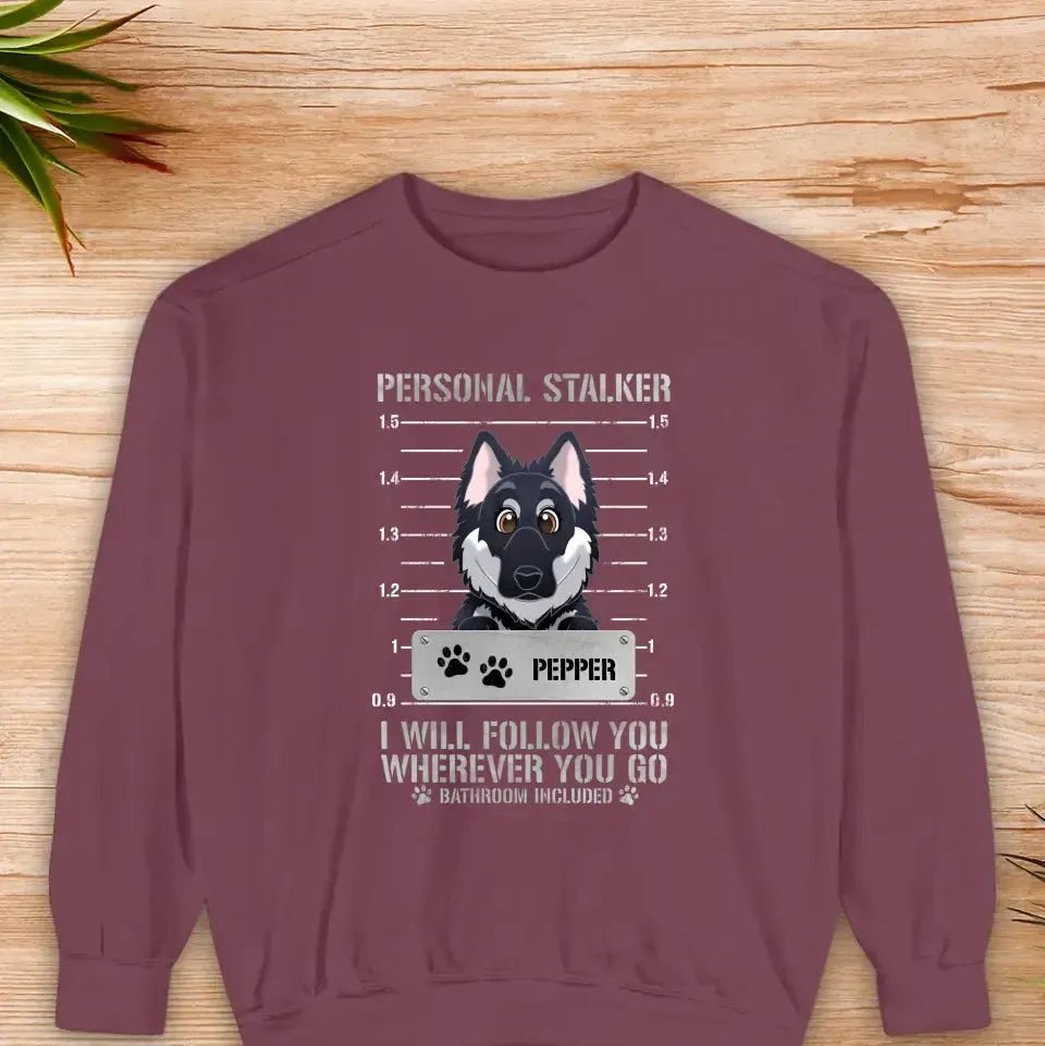 Personal Stalker - Custom Pet - Personalized Gifts For Dog Lovers - Family Sweater