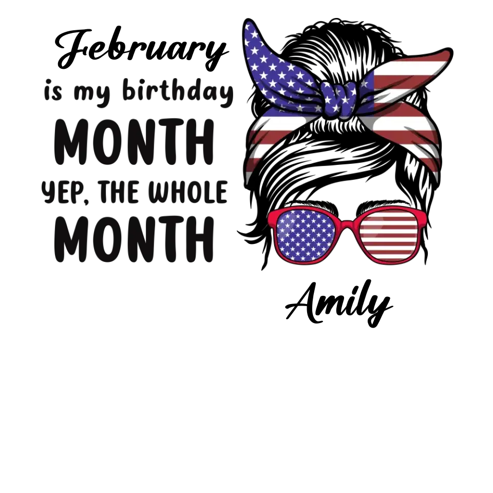 My Birthday Month  - Custom Month - Personalized Gifts For Mom - T-Shirt