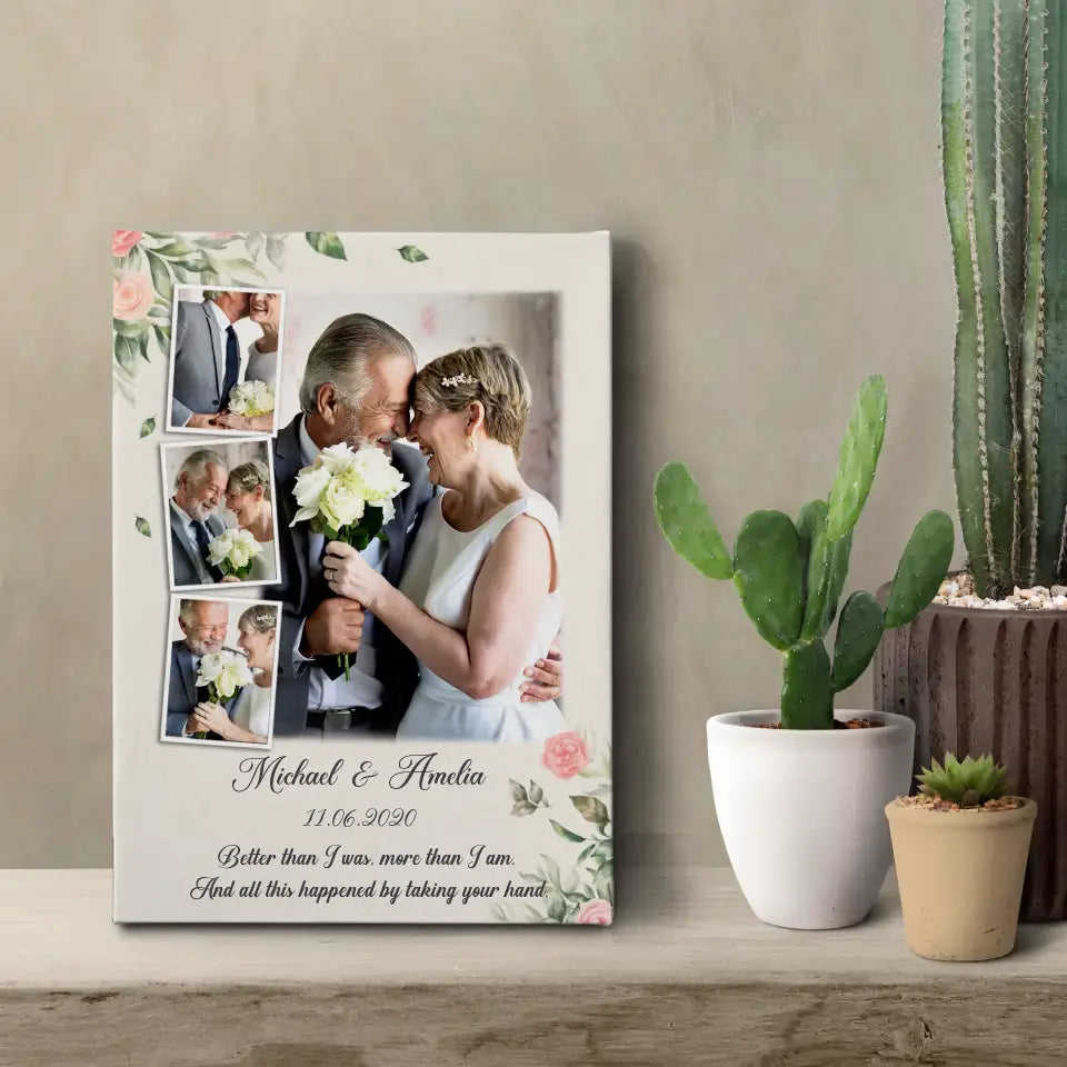 Better Than I Was - Personalized Gifts For Grandpa - Canvas Photo Tiles