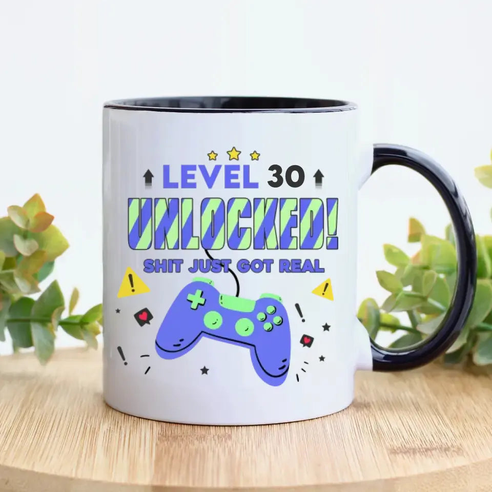 Level Unlocked ! - Custom Photo - Personalized Gifts For Mom - Mug