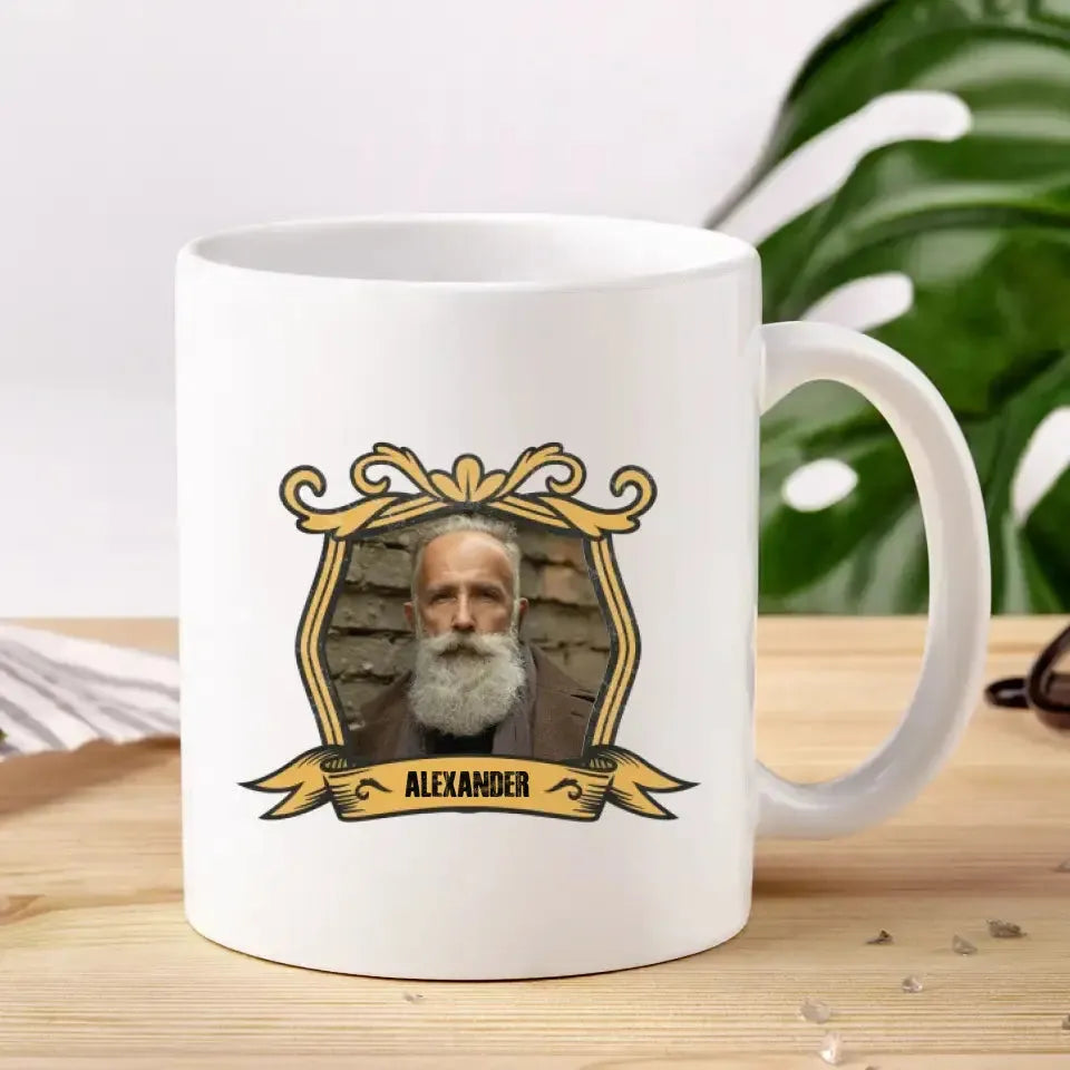 Husband, Father, Grandpa, Legend  - Personalized Gifts For Grandpa - White Mug