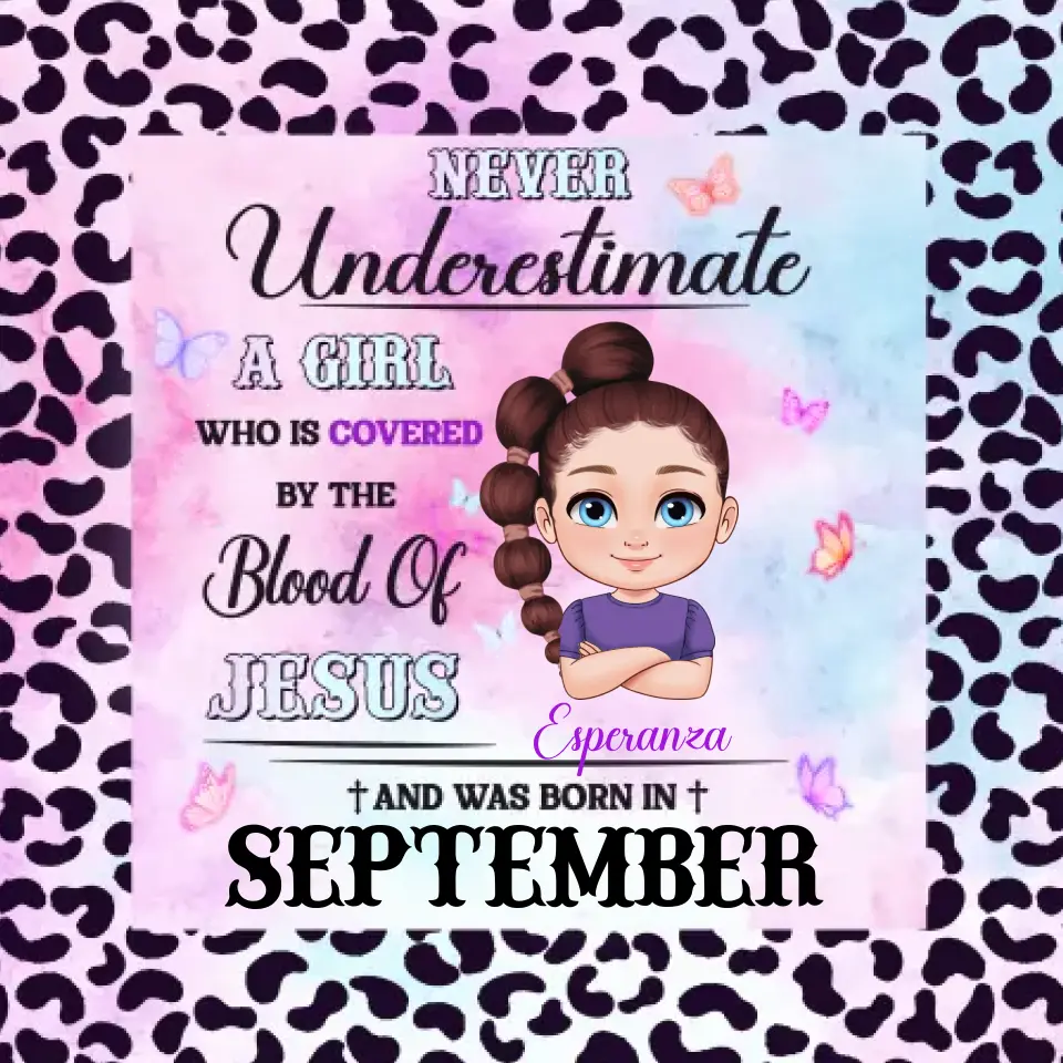 Never Underestimate - Custom Month - Personalized Gifts For Daughter - Pillow