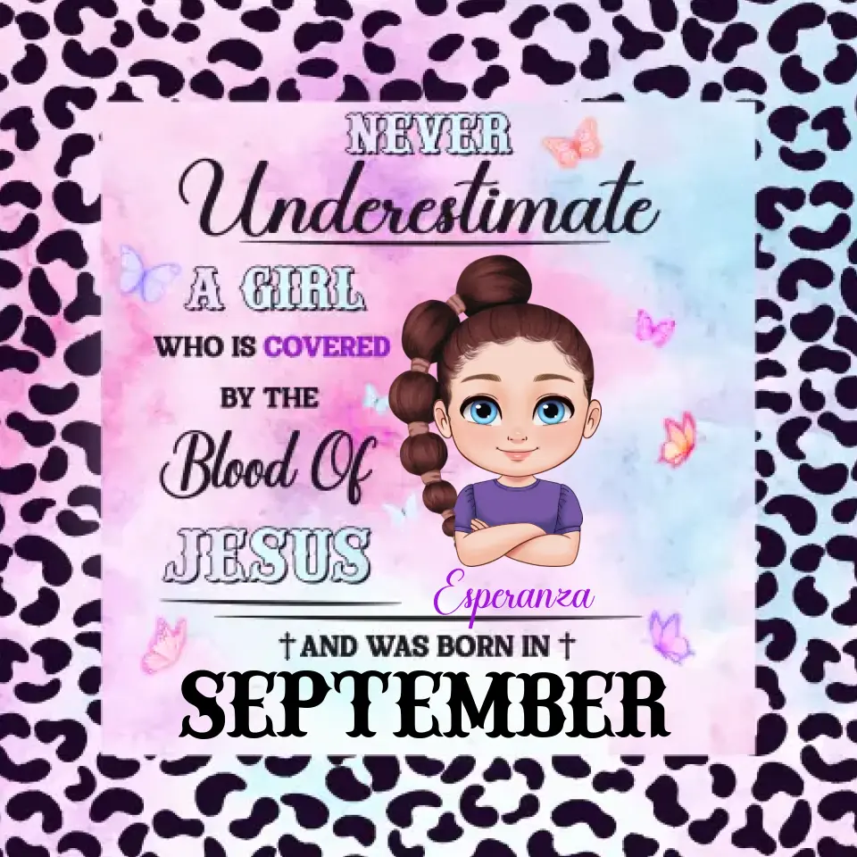 Never Underestimate - Custom Month - Personalized Gifts For Daughter - Pillow