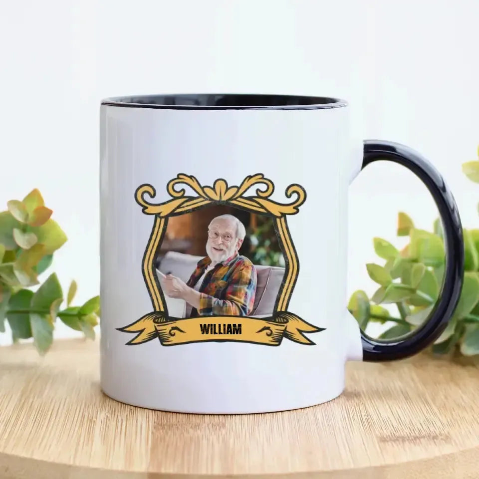 Husband, Father, Grandpa, Legend  - Personalized Gifts For Grandpa - White Mug