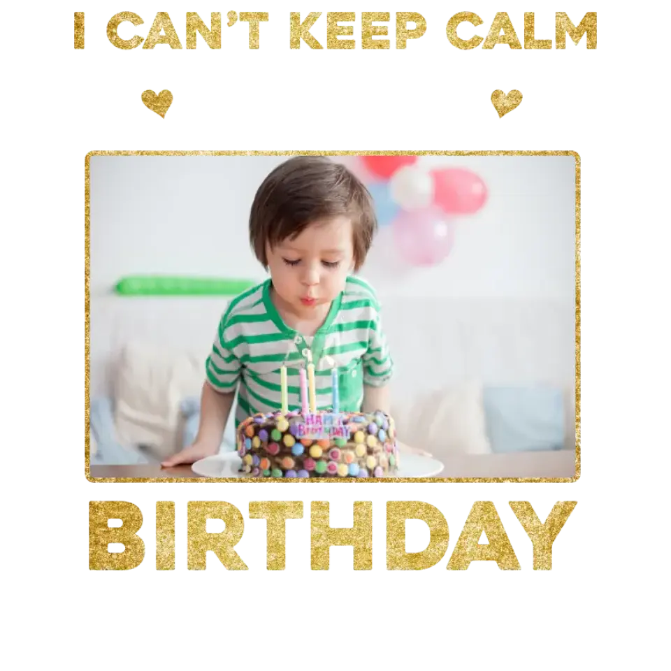 It's My Son's Birthday - Custom Photo - Personalized Gifts For Son - Family T-Shirt