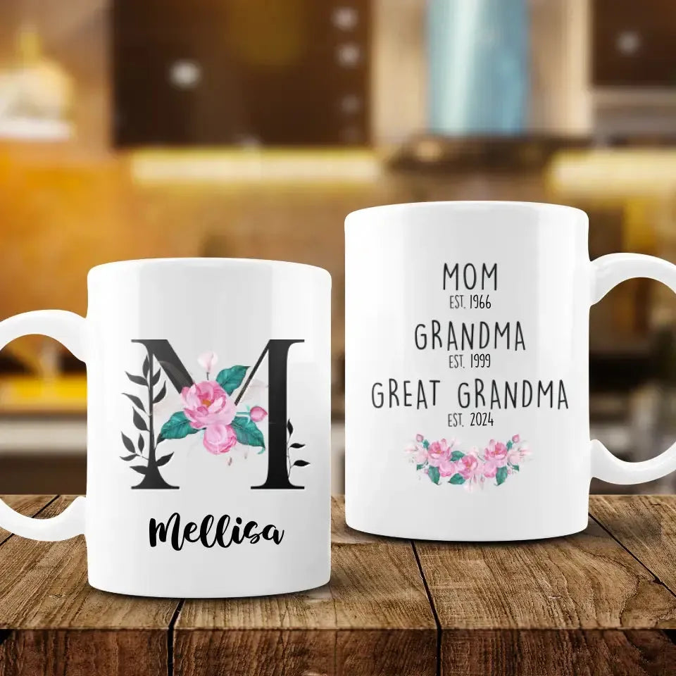 Great Grandma Mug Gift  - Personalized Gifts For Grandma - Mug