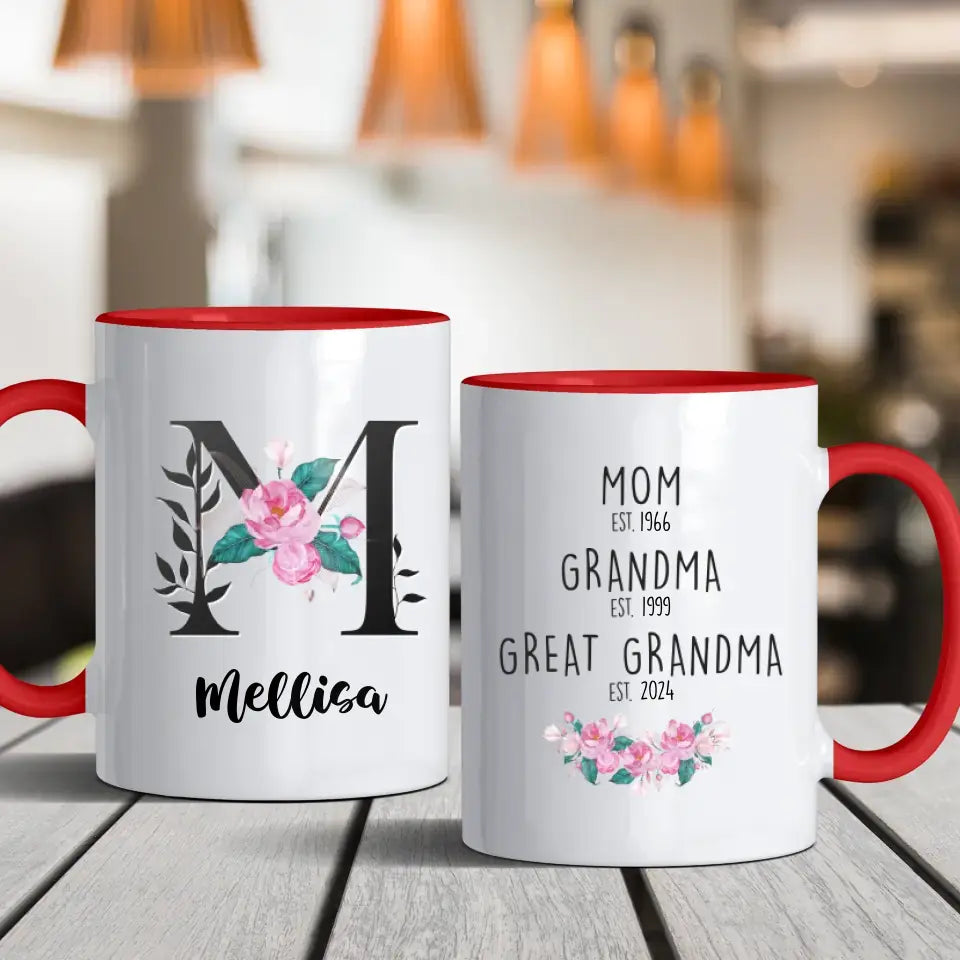 Great Grandma Mug Gift  - Personalized Gifts For Grandma - Mug