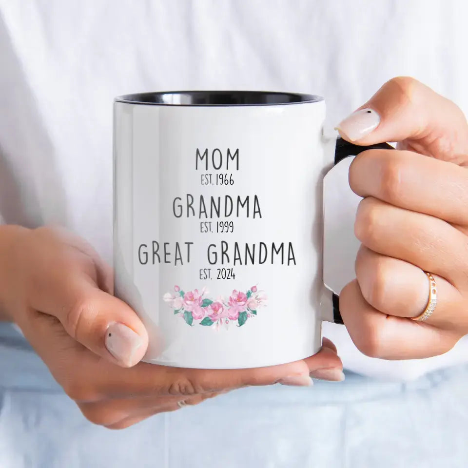 Great Grandma Mug Gift  - Personalized Gifts For Grandma - Mug