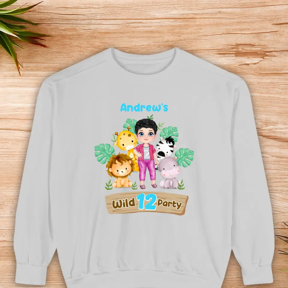 Wild Party - Personalized Gift For Son - Unisex Family Sweater