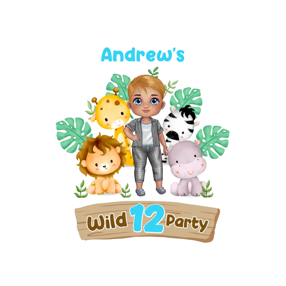 Wild Party - Custom Name - Personalized Gifts For Son - Unisex Sweater