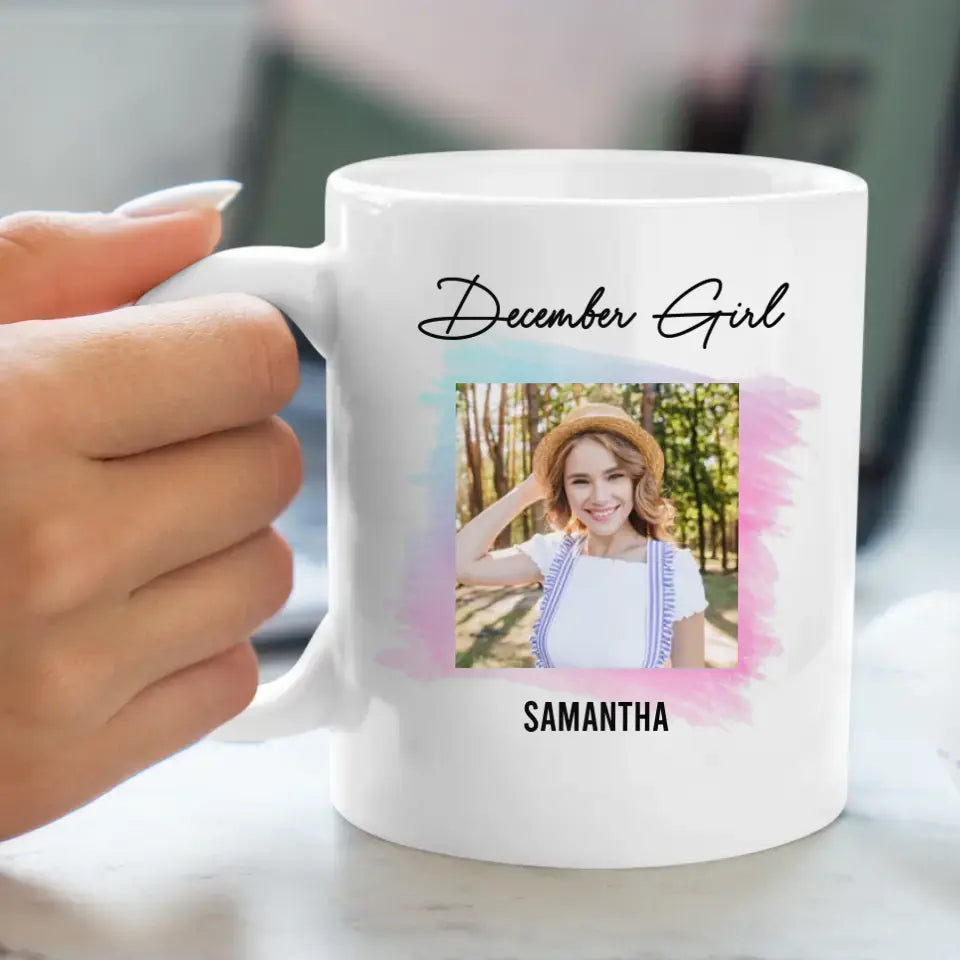 Stronger Than The Storm  - Custom Photo - Personalized Gifts For Her - Mug